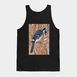 Thoughtful Blue Jay Tank Top